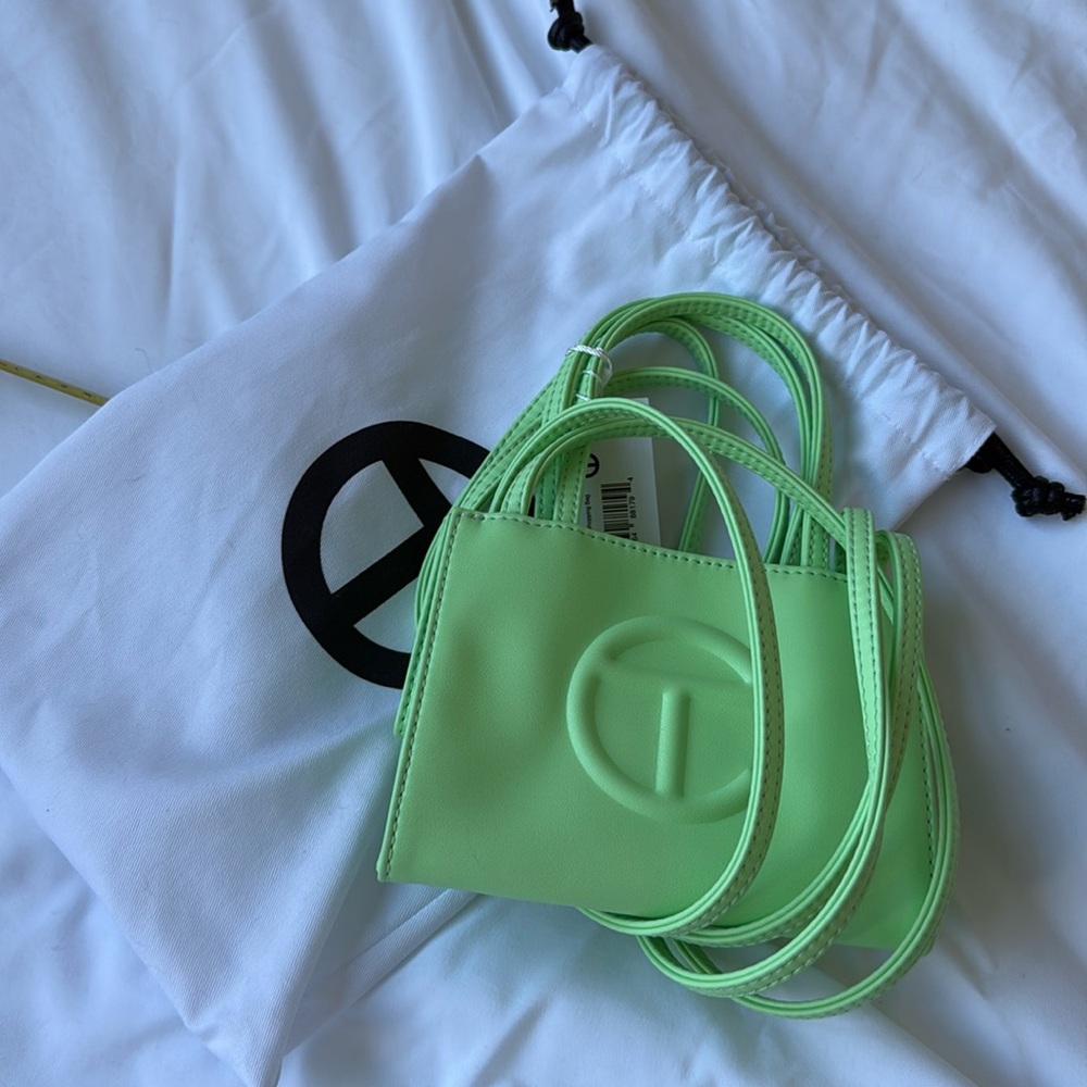 Brand new with tags, Telfar, mini lime green bag